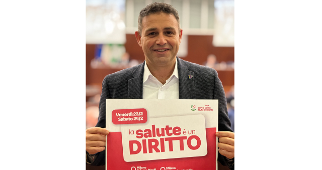 “La salute è un diritto”, il 23 e 24 febbraio prima conferenza regionale del Pd