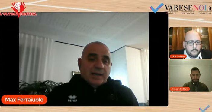 Max Ferraiuolo, ospite ieri sera a L'Ultima Contesa