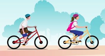 BiciBus: a Vedano si va a scuola pedalando