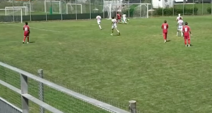 Minuto 93: Scapinello ha appena servito il pallone dell'1-0 a Monteiro Barbosa