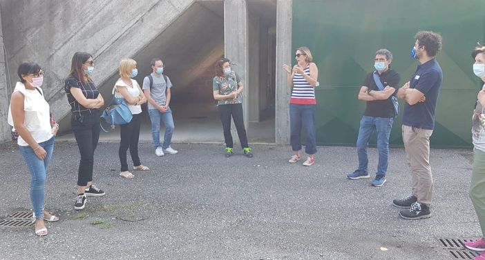 Il sopralluogo avvenuto mercoledì mattina