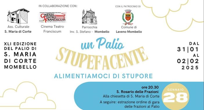 A Laveno torna il Palio di Mombello tra tradizione, fede e teatro