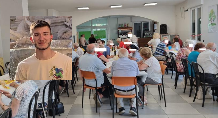 Alcuni partecipanti e nel riquadro Luca Re Sartù