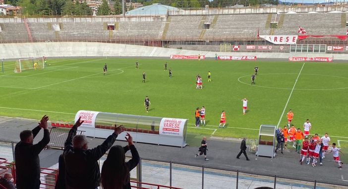 Disabato: «Per un varesino segnare oggi è bellissimo. La dedichiamo ai tifosi». Neto: «È uscito l'orgoglio del Varese» Disabato: «Per un varesino segnare oggi è bellissimo. La dedichiamo ai tifosi». Neto: «È uscito l'orgoglio del Varese»