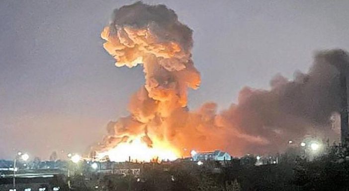 L'immagine simbolo dell'attacco all'Ucraina pubblicata da tutti i media nazionali e internazionali L'immagine simbolo dell'attacco all'Ucraina pubblicata da tutti i media nazionali e internazionali