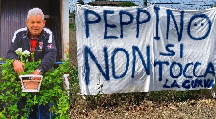 Il grido della Curva per il custode dello “Speroni”. E Peppino: «Grazie ragazzi, sono 33 anni che apro e chiudo questo cancello» Il grido della Curva per il custode dello “Speroni”. E Peppino: «Grazie ragazzi, sono 33 anni che apro e chiudo questo cancello»