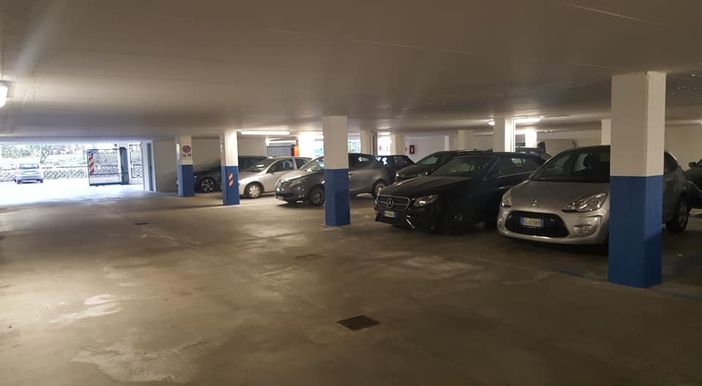 il parcheggio interrato di via XXV Aprile il parcheggio interrato di via XXV Aprile