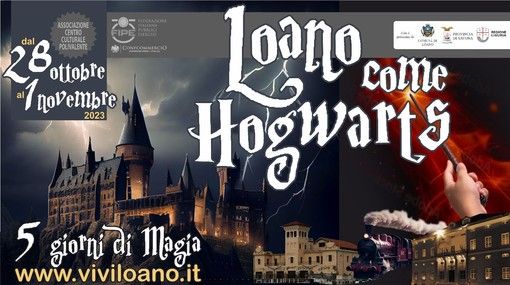 "Loano come Hogwarts", cinque giornate di magia con il più grande raduno d'Italia per gli amanti di Harry Potter