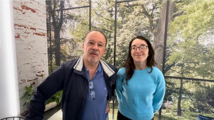 I consiglieri comunali del gruppo "Vivere Gavirate" Gianni Lucchina e Beatrice Bisanti