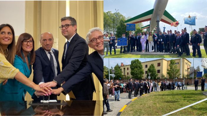 FOTO e VIDEO. Il centenario dell’Aeronautica militare a Gallarate: «Portiamo con noi amicizia e riconoscenza»