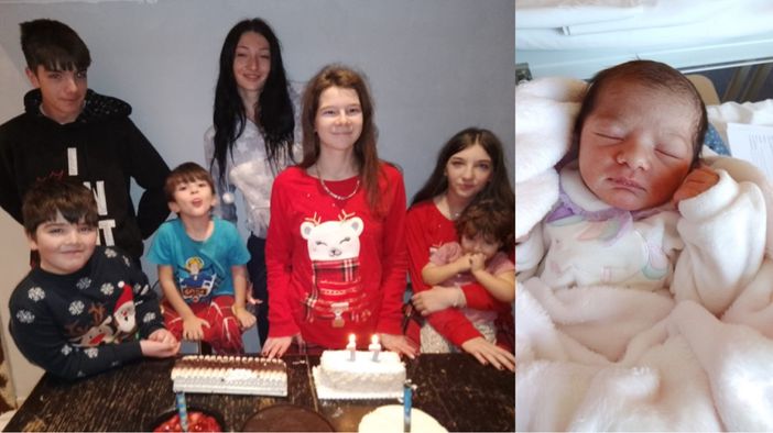 È nata Emily, l’ottava figlia della super mamma Silvia