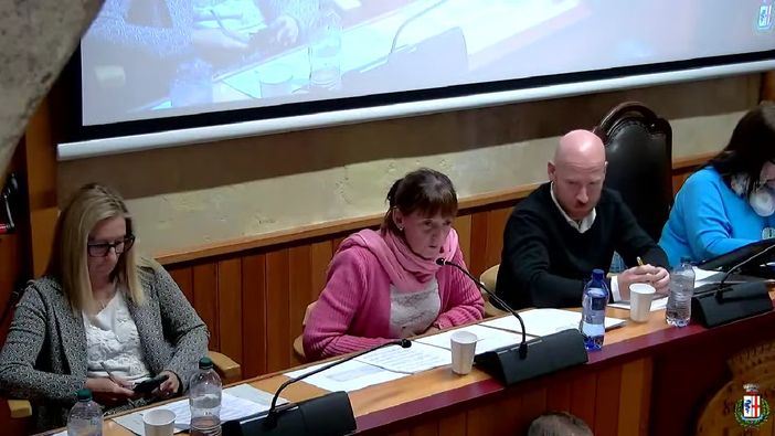 Il vicesindaco Simona Michelon durante il consiglio comunale