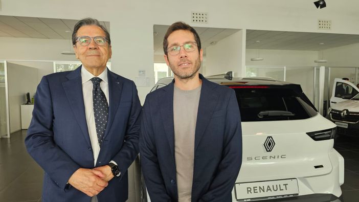 L'amministratore unico Giorgio Paglini e il professor Giulio Salvadori