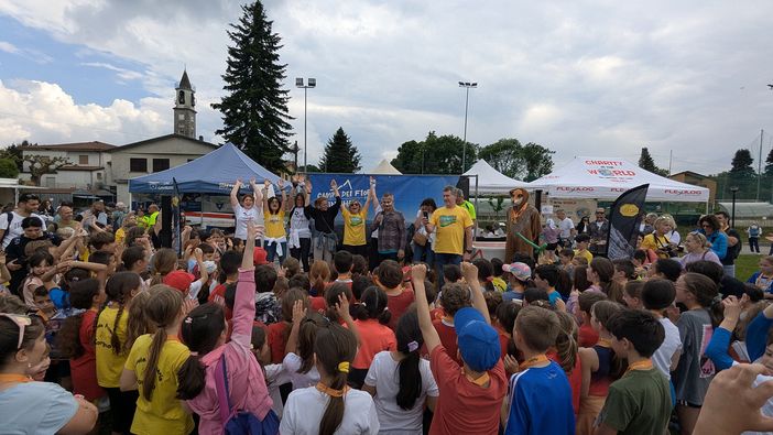 Le premiazioni del Mini Trail del Campo dei Fiori Trail