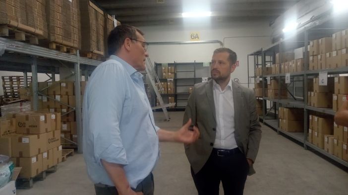 Andrea Benzoni con Emanuele Monti