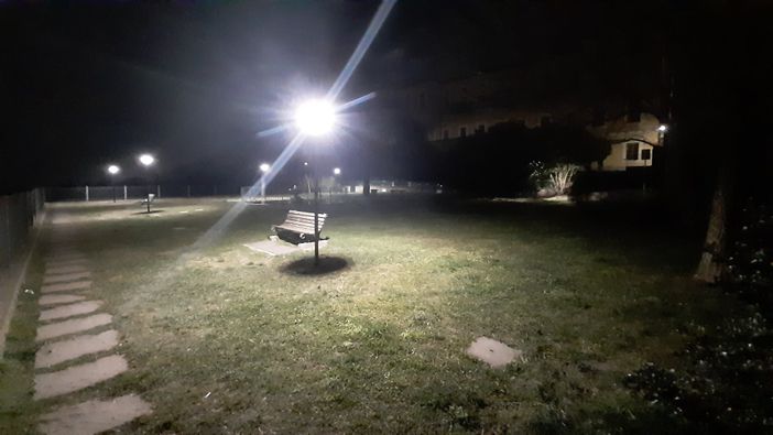 Il Belvedere di Comerio con la nuova illuminazione