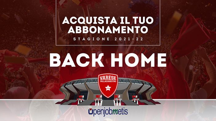 Riapre la campagna abbonamenti della Pallacanestro Varese Riapre la campagna abbonamenti della Pallacanestro Varese