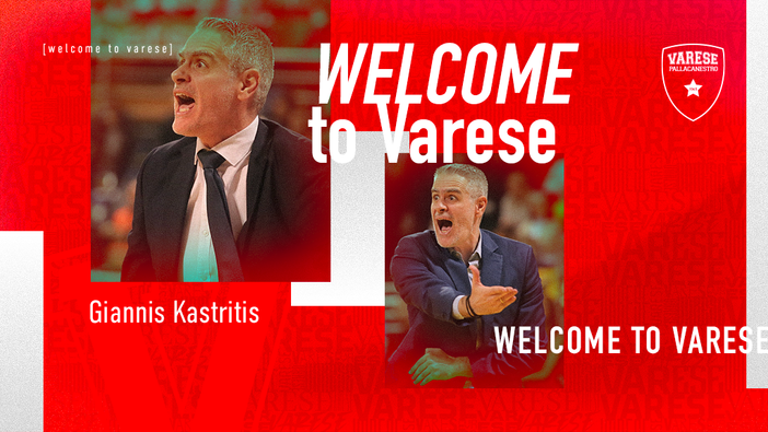 Ora è ufficiale: Kastritis nuovo coach della Pallacanestro Varese
