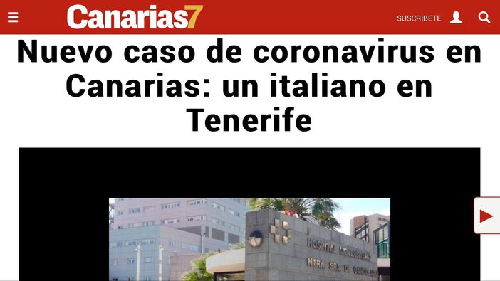 FLASH. Coronavirus, un italiano positivo a Tenerife: proveniva dalla Lombardia. La settima vittima al Sant'Anna di Como