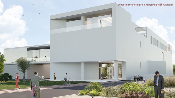 Ecco come sarà lo stabilimento nuovo dello Scoiattolo a Lonate Ceppino, in fase di ultimazione