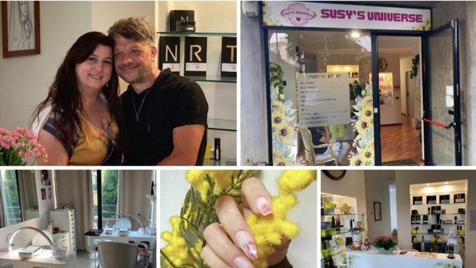 Laura, la bimba di 5 anni vittima dell'incidente, con la sua famiglia