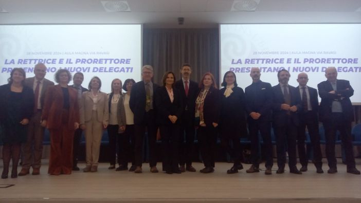 La "squadra" di delegati scelti dalla rettrice dell'Università dell'Insubria Maria Pierro
