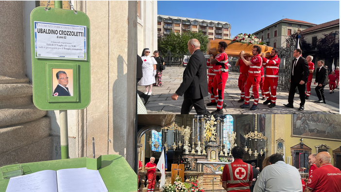 VIDEO. La Croce Rossa saluta il suo Ubi: «Chissà quanti amici hai già in Paradiso, restaci vicino»