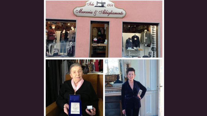 Dalla signora Fausta a Sangiano non solo merceria e abbigliamento: «Un sorriso, un consiglio e il vestito per le occasioni importanti»