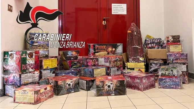 I botti di Capodanno sequestrati dai carabinieri I botti di Capodanno sequestrati dai carabinieri