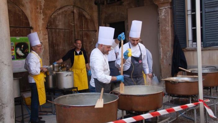 Uno scatto dalla Risottata Solidale dello scorso anno