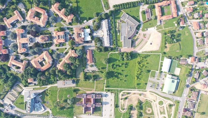 Il Campus di Bizzozero dell'Insubria (foto Cristian Ortobelli)