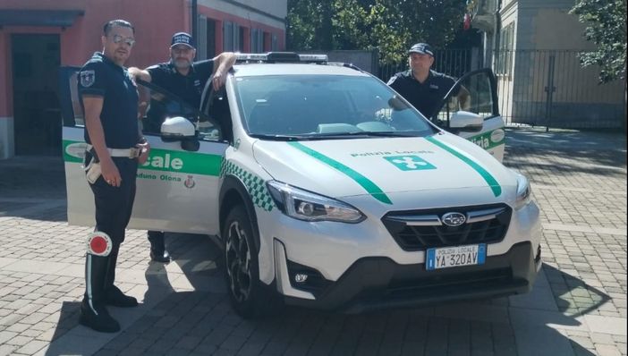 La Polizia Locale di Induno Olona (foto Comune di Induno Olona)