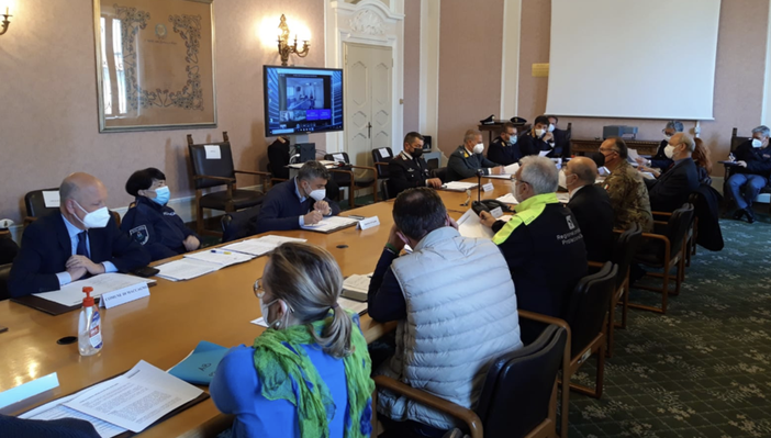 Il tavolo di coordinamento dell'operazione Odescalchi 2022