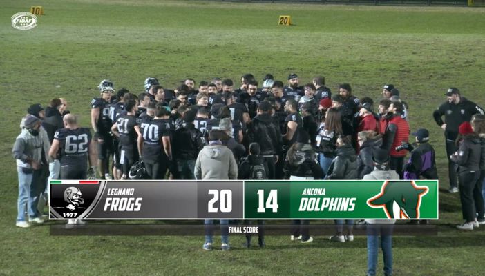 Football americano, Frogs vincenti nel giorno del ritorno allo stadio “Mari” Football americano, Frogs vincenti nel giorno del ritorno allo stadio “Mari”