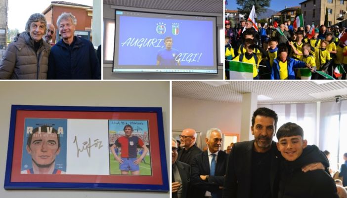 FOTOGALLERY. L’indimenticabile omaggio della sua terra a Gigi Riva: grandi e piccini uniti nel nome di Rombo di Tuono