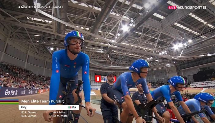 Ganna e azzurri show. A Glasgow l'Italia è in finale