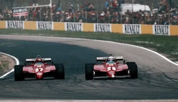 Le Ferrari di Pironi e Villeneuve (Imola, 1982) Le Ferrari di Pironi e Villeneuve (Imola, 1982)