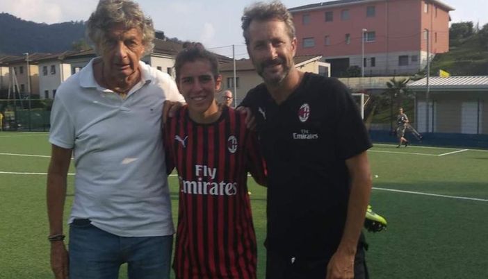 Vale Bergamaschi e Maurizio Ganz insieme al grande Silvio Papini (archivio)