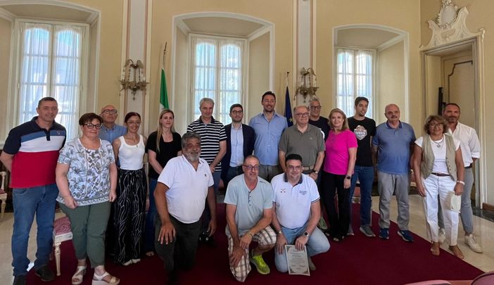 La presentazione dell'iniziativa "Sport per tutti" La presentazione dell'iniziativa "Sport per tutti"