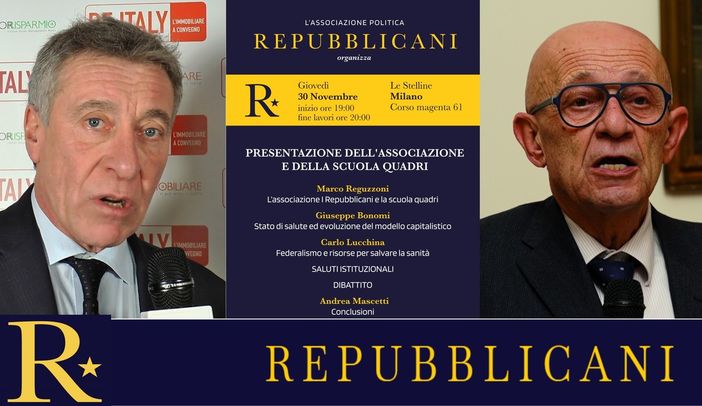 Al via la scuola di politica dei Repubblicani. La presentazione a Milano con Bonomi e Lucchina Al via la scuola di politica dei Repubblicani. La presentazione a Milano con Bonomi e Lucchina