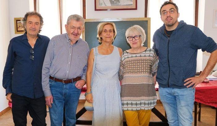 Da sinistra Gianni Bettoni, Anna Maria Colombo, Alberto dell’Acqua, Marina Cattaneo e Pippo Rocco