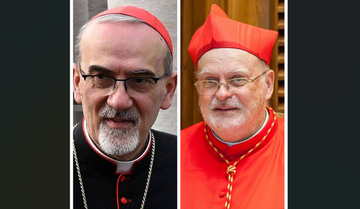 Il cardinale lombardo Pizzaballa e il cardinale ticinese Arborelius