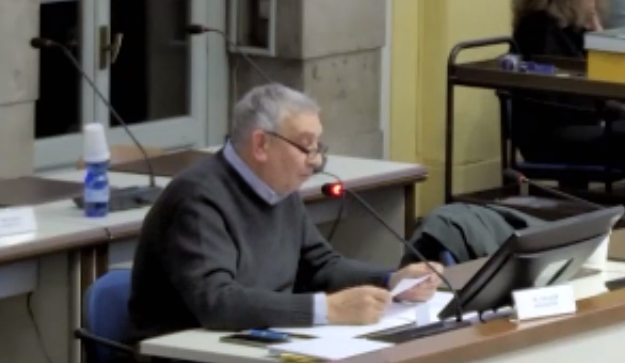 Mario Cislaghi in commissione