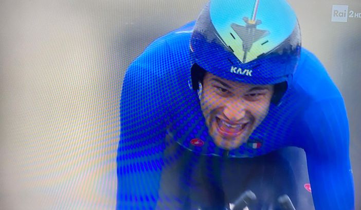 Siluro d'oro Evenepoel, Filippo Ganna splendido argento: quella del verbanese è la prima medaglia azzurra Siluro d'oro Evenepoel, Filippo Ganna splendido argento: quella del verbanese è la prima medaglia azzurra