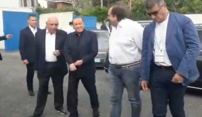 Berlusconi arriva a Busto per Pro Patria-Monza. Ecco il video del suo ingresso allo stadio