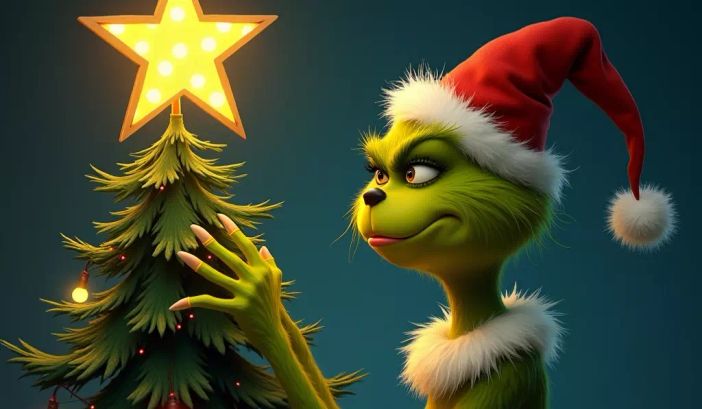 Una rappresentazione del Grinch (foto dal web)