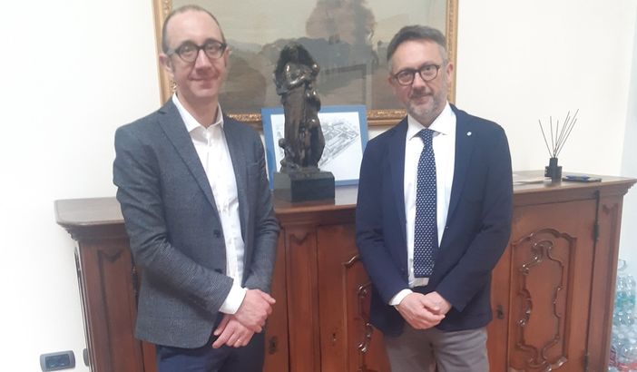 Il DG Bonelli con il Dott. Simone Vidale