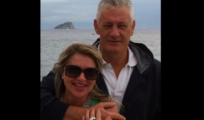 Paolo Doto con la moglie Stella, una storia d'amore che continua anche se Paolo non c'è più dal 2016