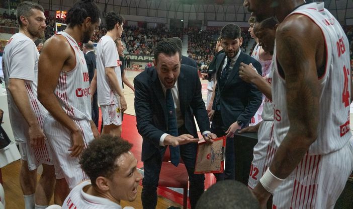 Matt Brase, coach della Openjobmetis Varese (foto Fabio Averna)