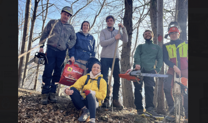 FOTO. Una domenica di lavoro per la manutenzione dei sentieri con gli Amici del Campo dei Fiori FOTO. Una domenica di lavoro per la manutenzione dei sentieri con gli Amici del Campo dei Fiori